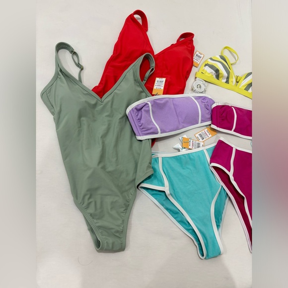 Size Medium 7 Piece Swimwear Bundle New With Tags - Picture 3 of 16